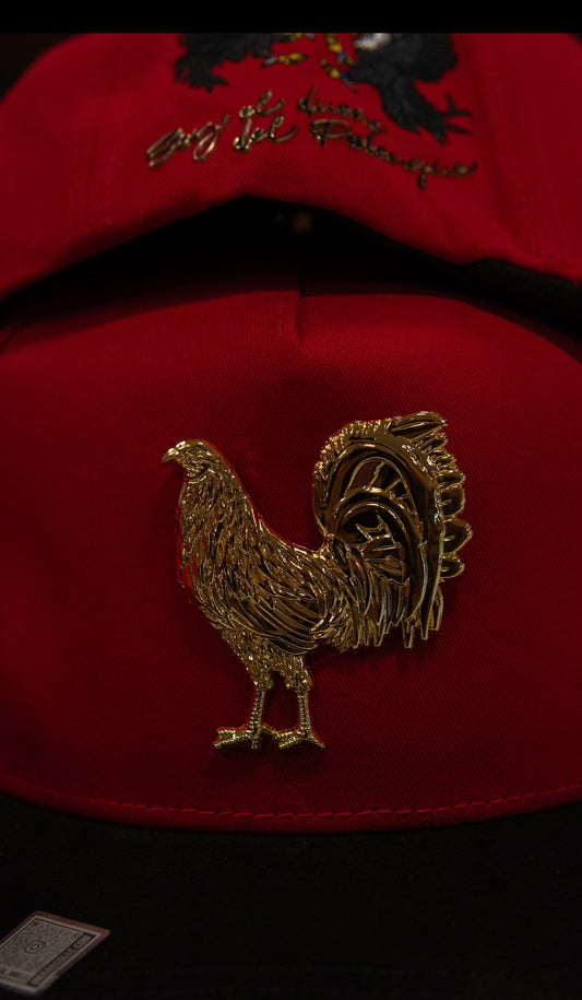 Bigg Boss Snapback Cap Golden Gallo Red