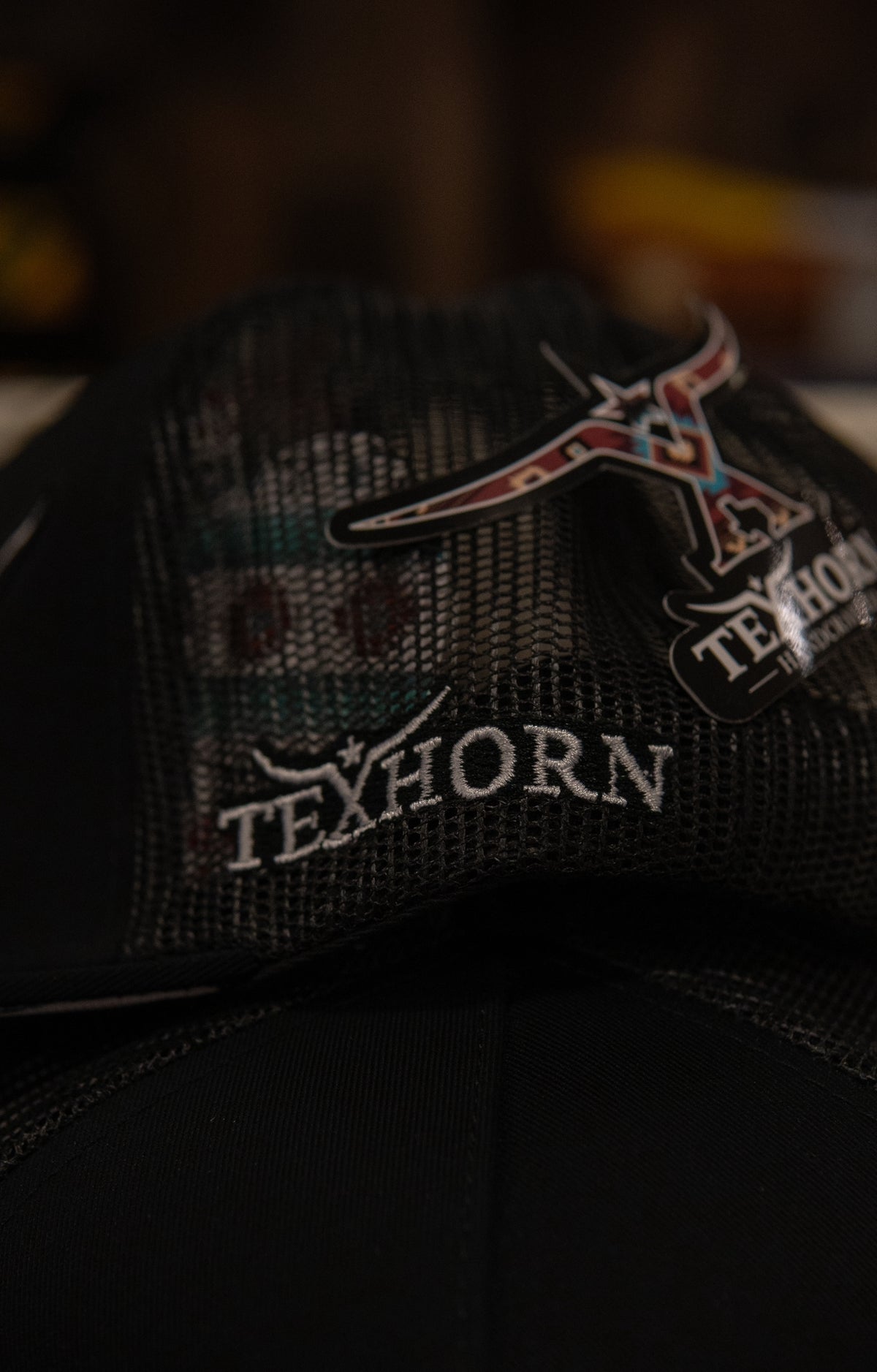 Tex Horn Snapback Cap Black Horn
