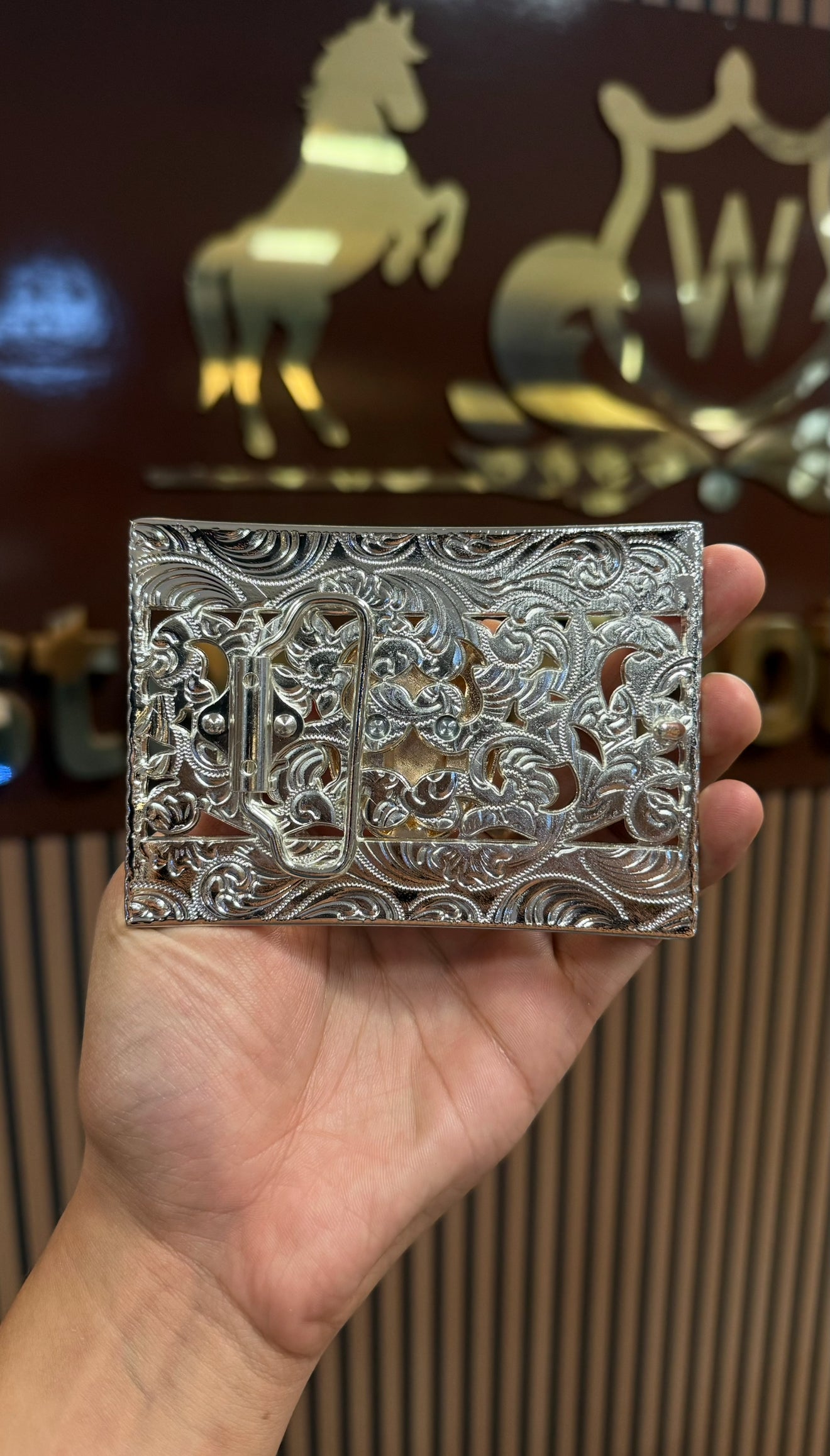 San Judas Aztec Green Buckle