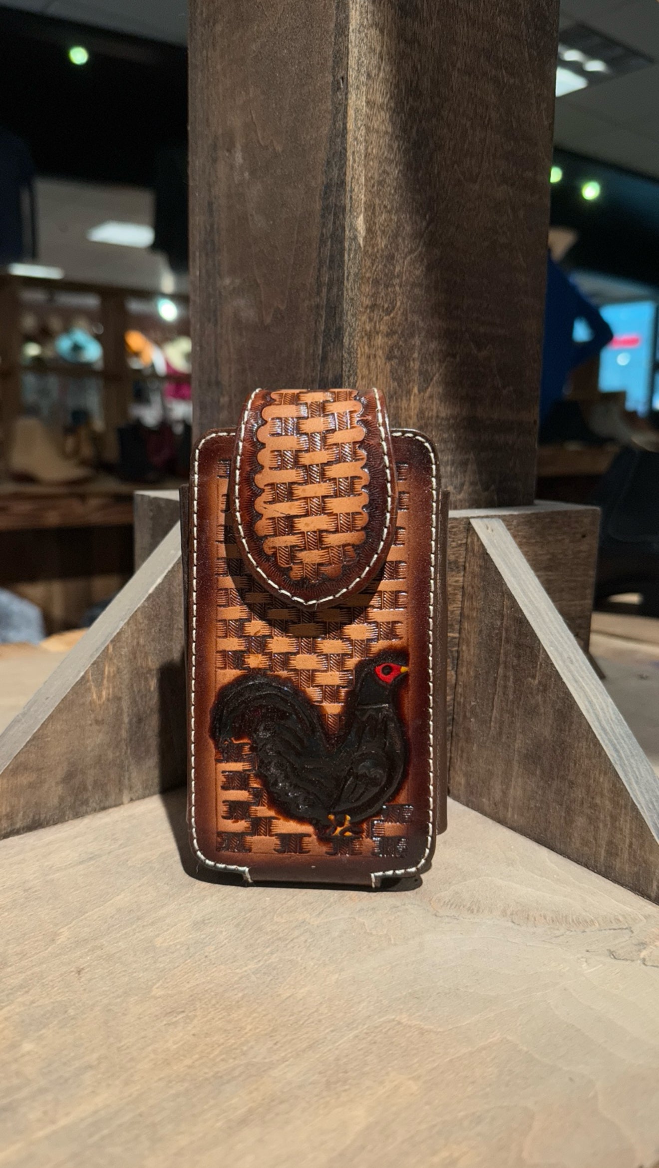 Gallo Brown Phone Holder