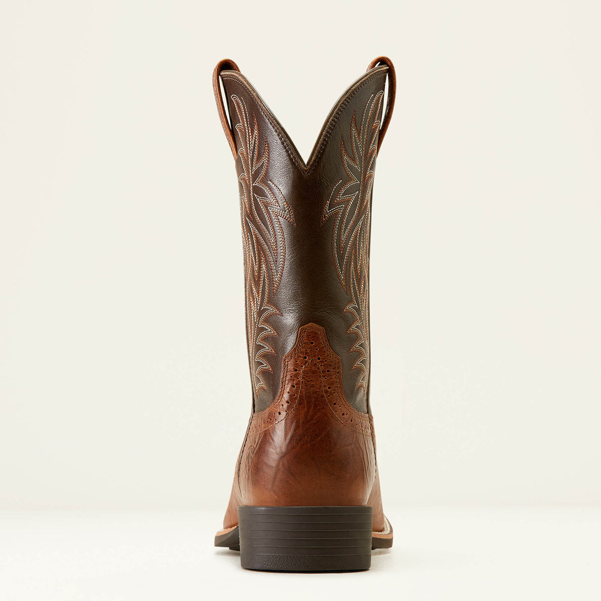 Ariat Men's Sport Western Wide Square Toe Peanut Butter/Chaga Brown Boots
