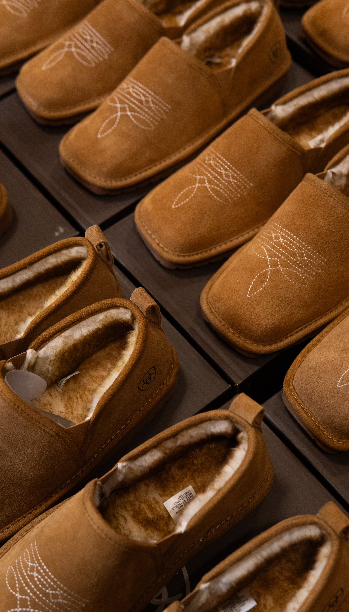 Ariat Lasso Square Toe Slipper Chestnut