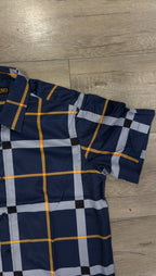 Men’s Moderno Short Sleeve Button Up “Purple Royalty”