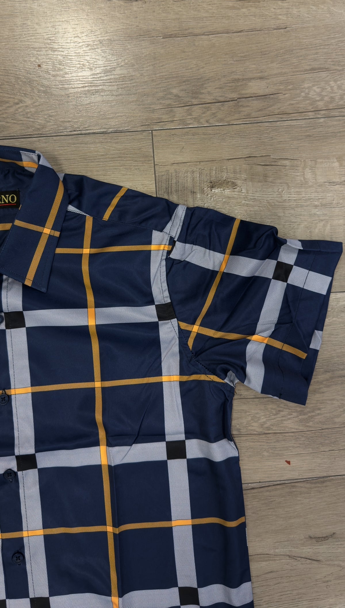 Men’s Moderno Short Sleeve Button Up “Purple Royalty”
