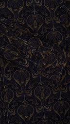 Men’s Printed Long Sleeve Button Up - Purple Rift