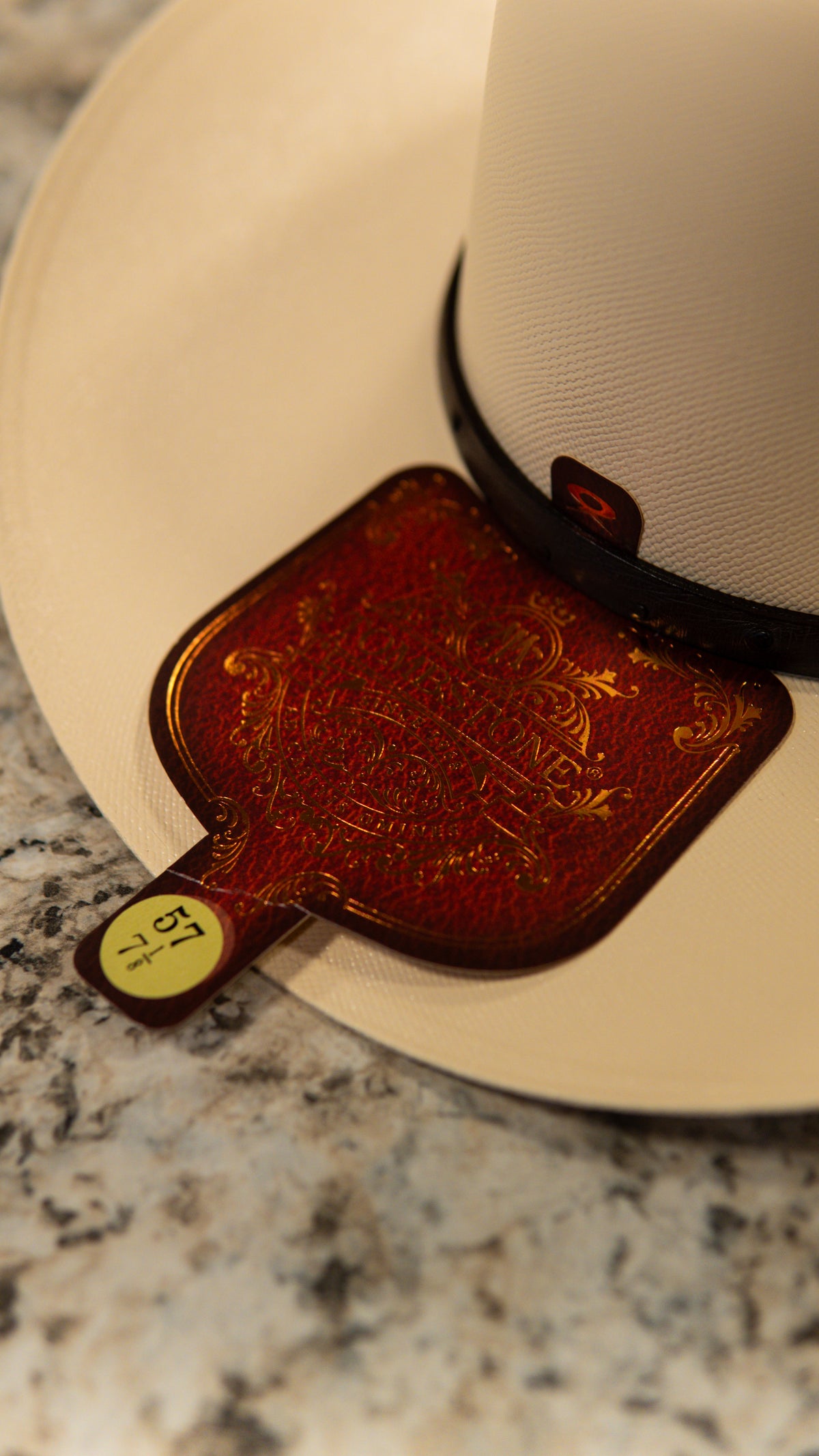 Sombrero Tombstone 10,000X “Choco Avestruz” Edition Sombrero Straw Hat
