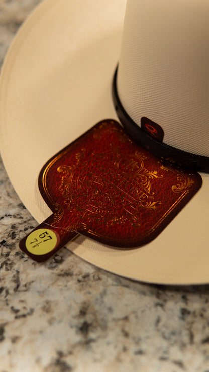 Sombrero Tombstone 10,000X “Choco Avestruz” Edition Sombrero Straw Hat