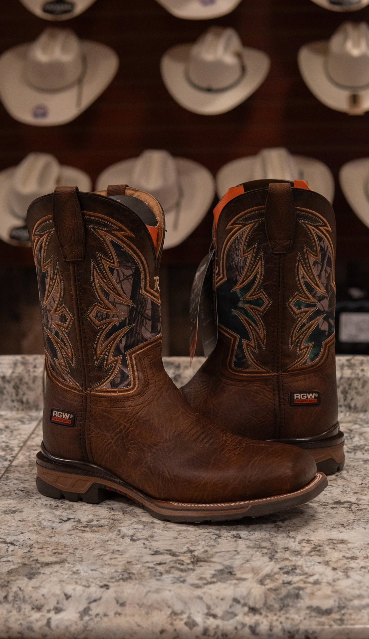 Rio Grande Men's Work Wear Boots Bown Boots