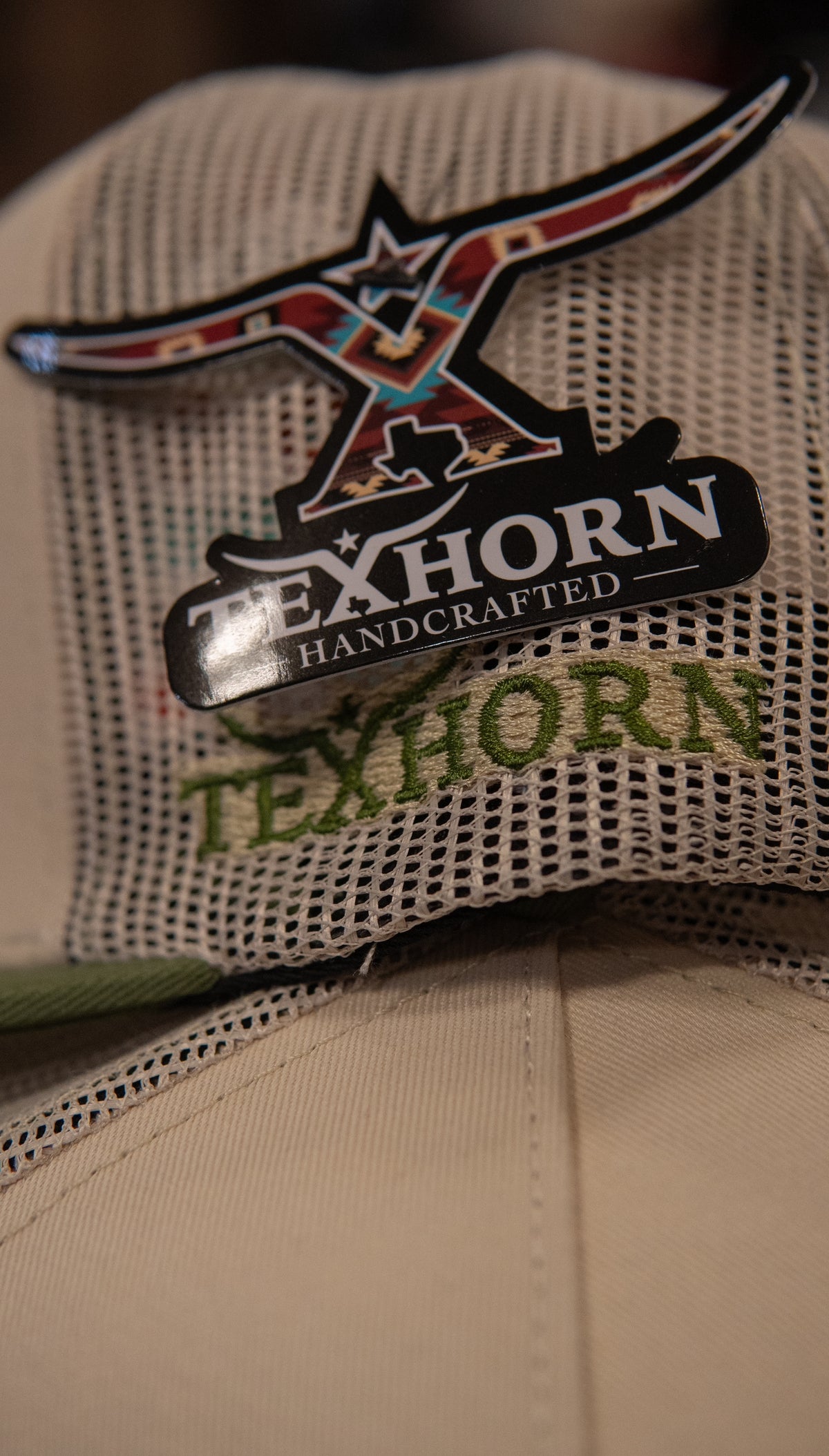 Tex Horn Snapback Cap Shade Of Green