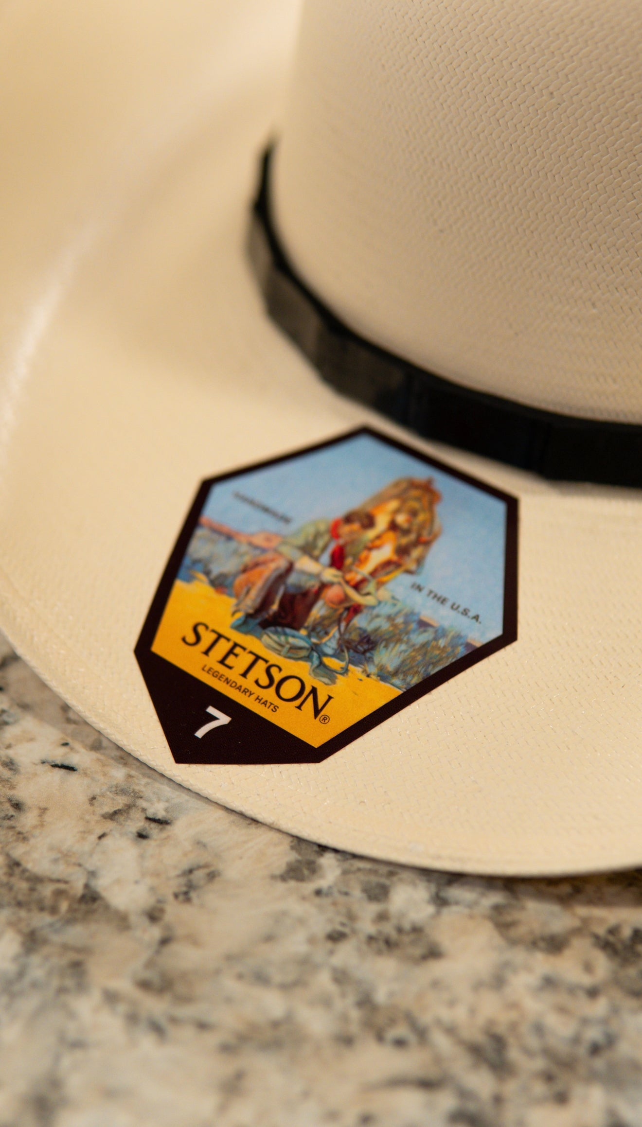 Stetson Straw/Sombrero El Jefe 5,000X Natural