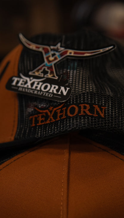 Tex Horn Snapback Cap Burnt Orange