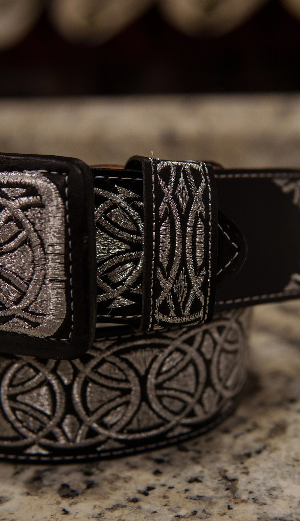 Men’s 2” Belt - Silver Temperest