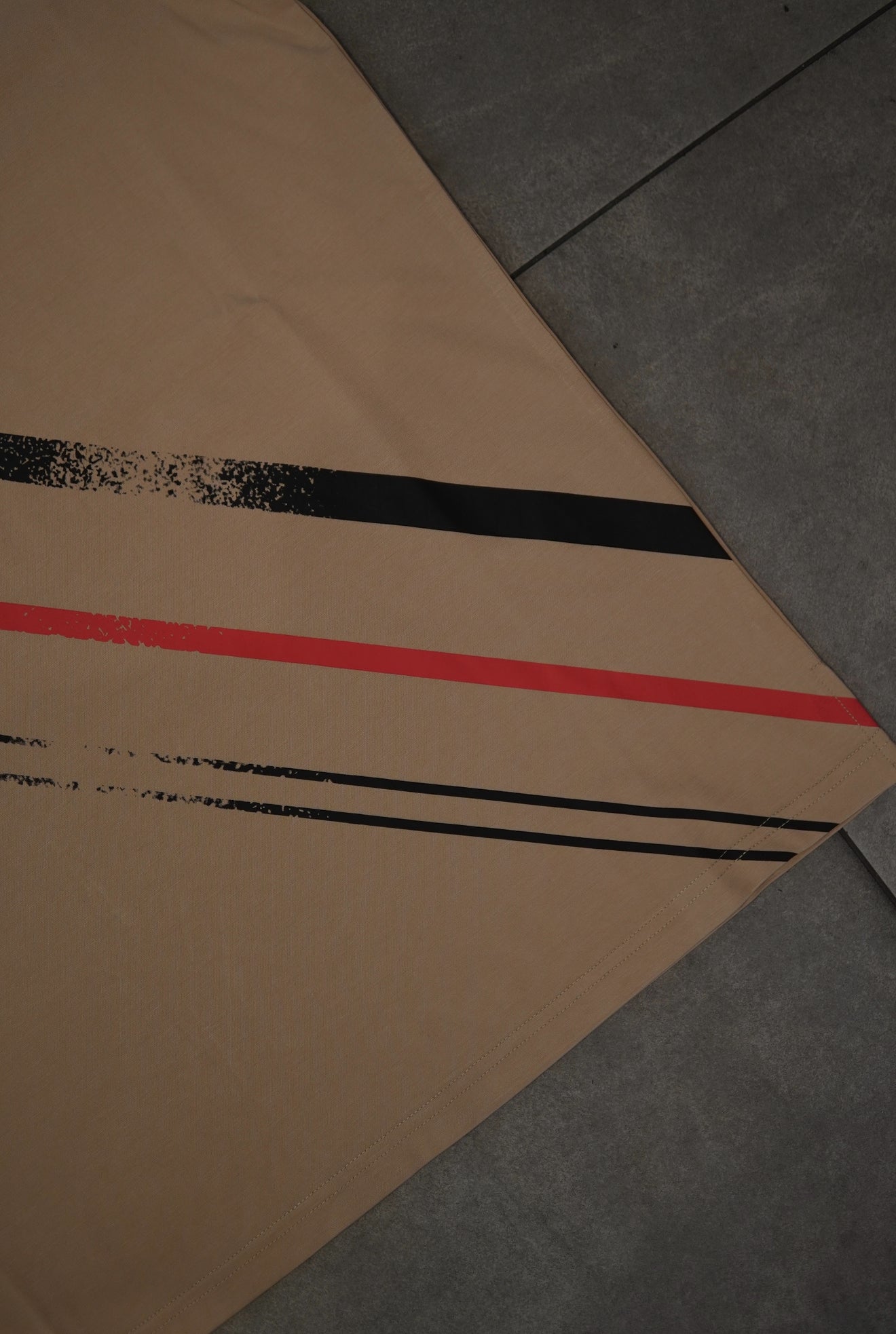 Men’s Polo Button Up - Khaki Plaid