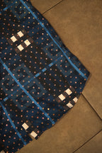 Men’s Printed Short Sleeve Button Up - Poka Blue