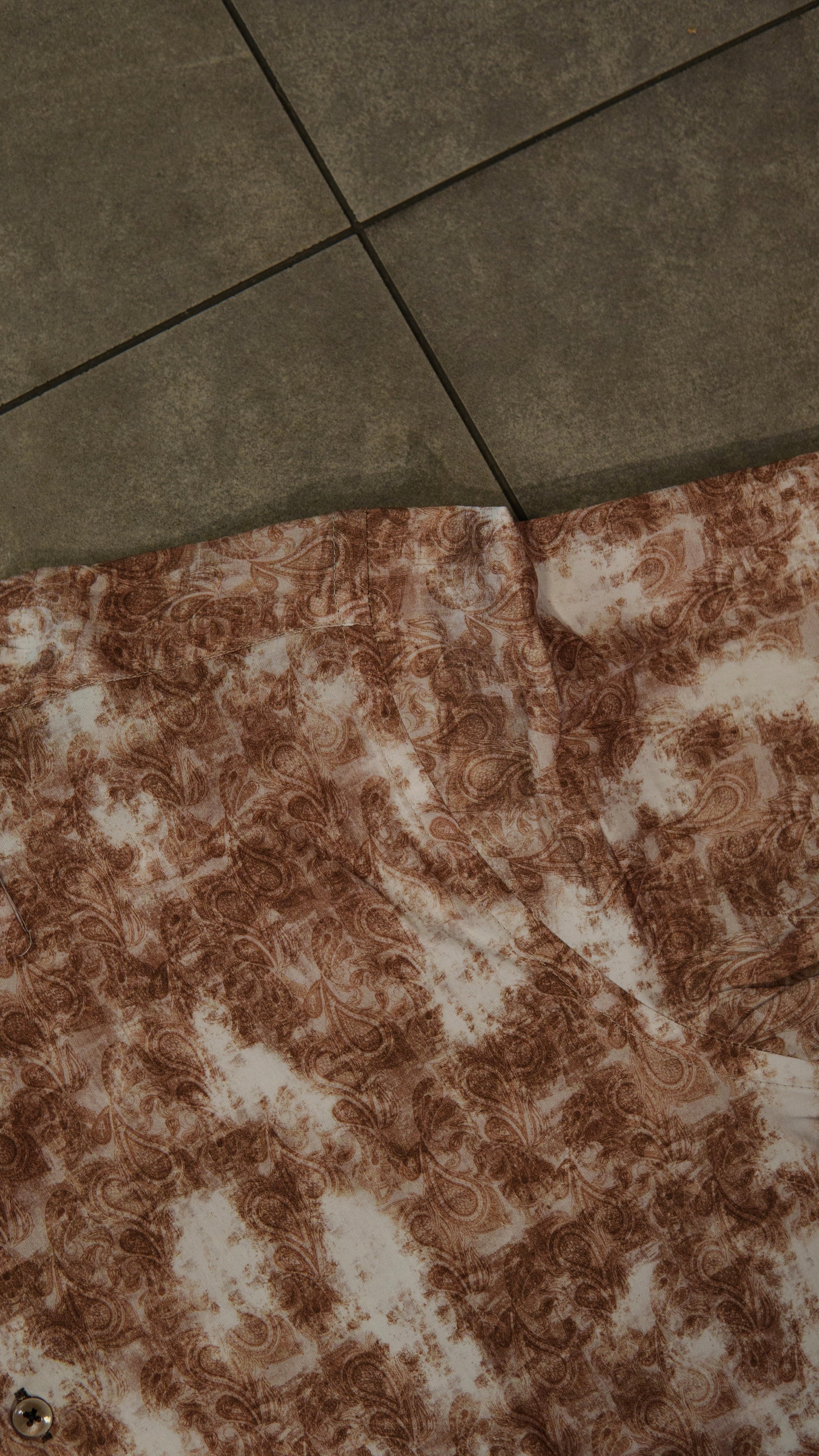 Men’s Printed Long Sleeve Button Up - Darude Sandstorm