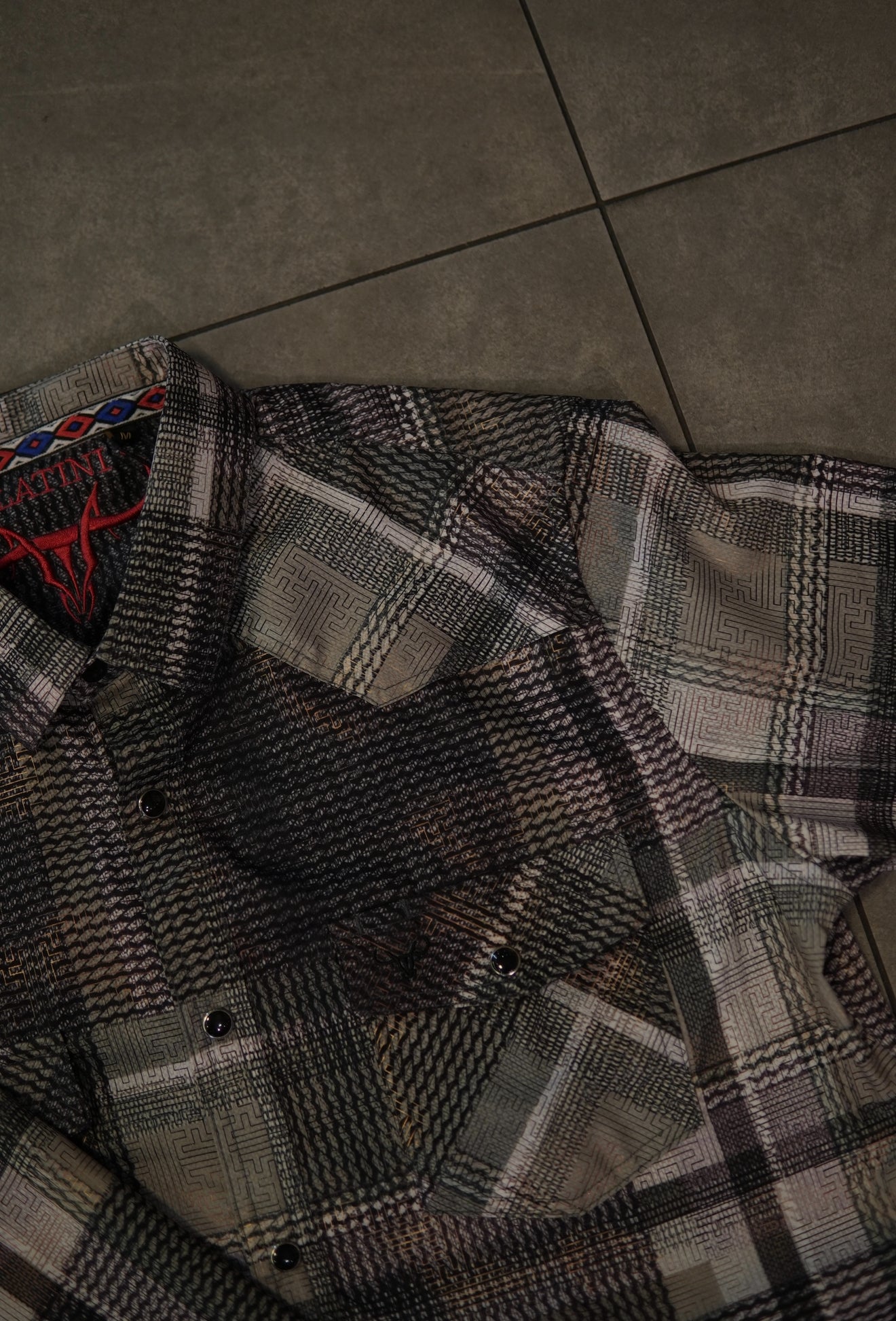 Men’s Printed Long Sleeve Button Up - Alo