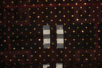 Men’s Printed Short Sleeve Button Up - Poka Dot Burgendy