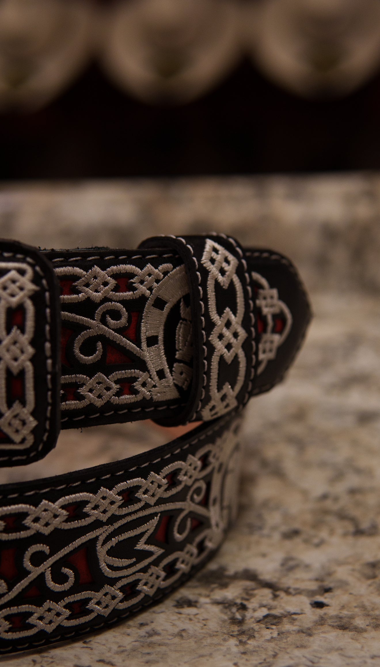 Men’s 2” Belt - Red Horse Head