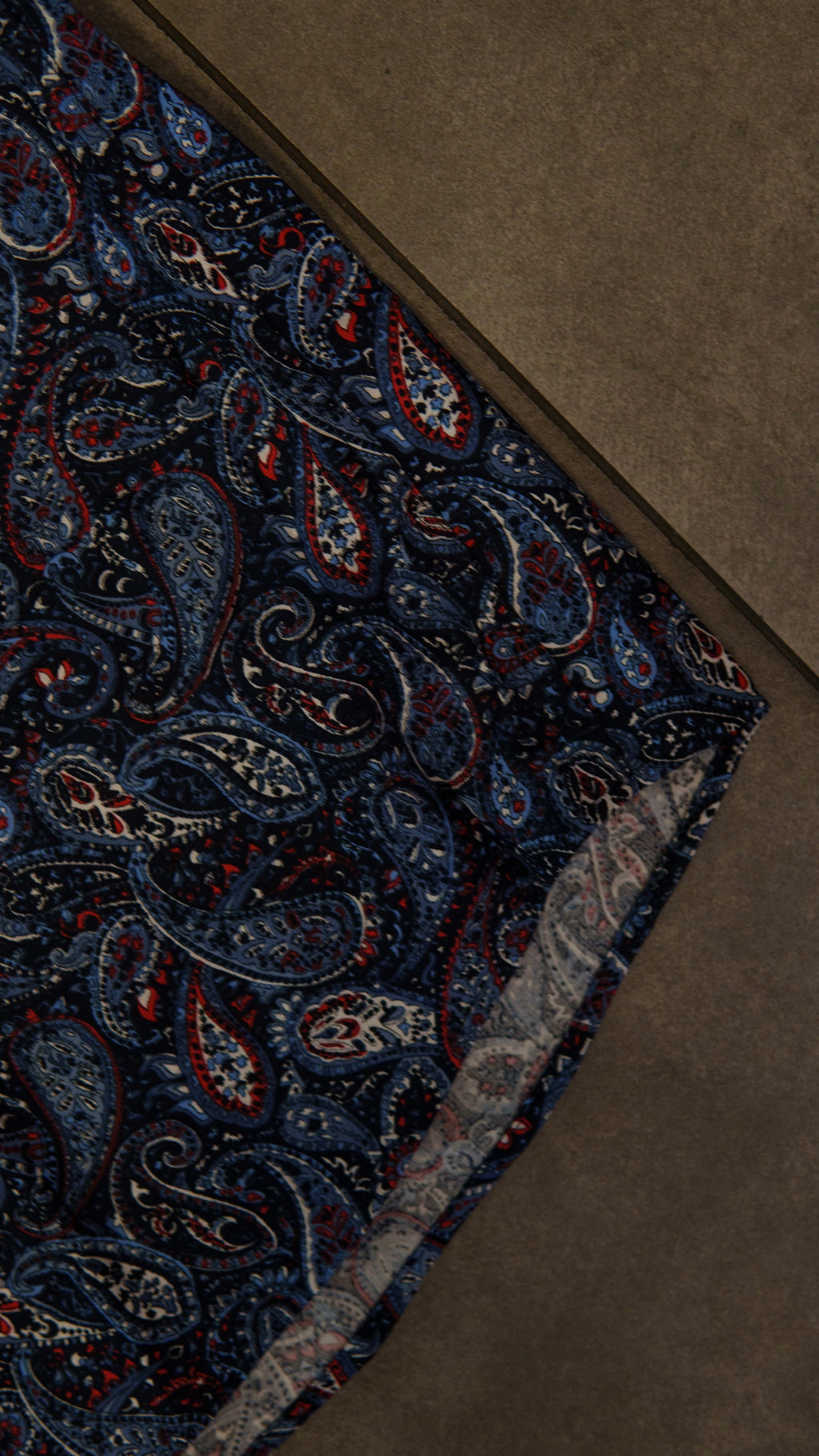 Men’s Printed Long Sleeve Button Up - Shark Attack Paisley