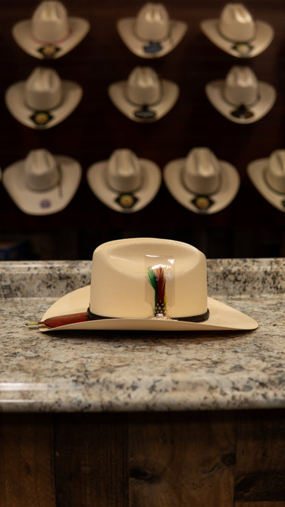 Sombrero Tombstone 10,000X “Choco Avestruz” Edition Sombrero Straw Hat