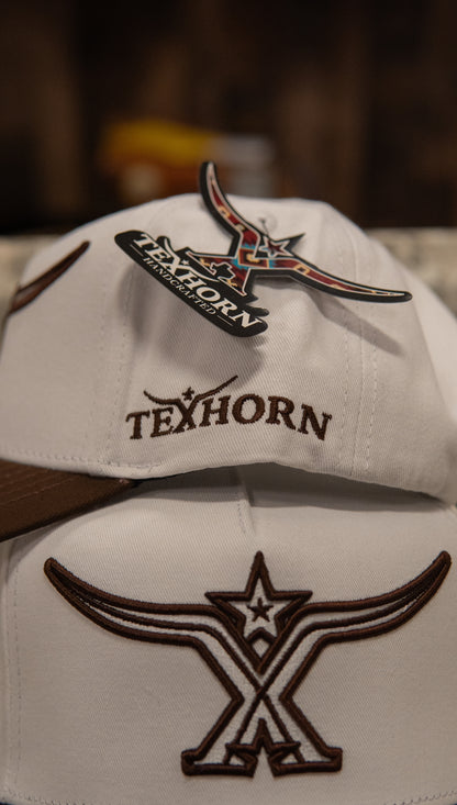 Tex Horn Snapback Cap Brown Brim