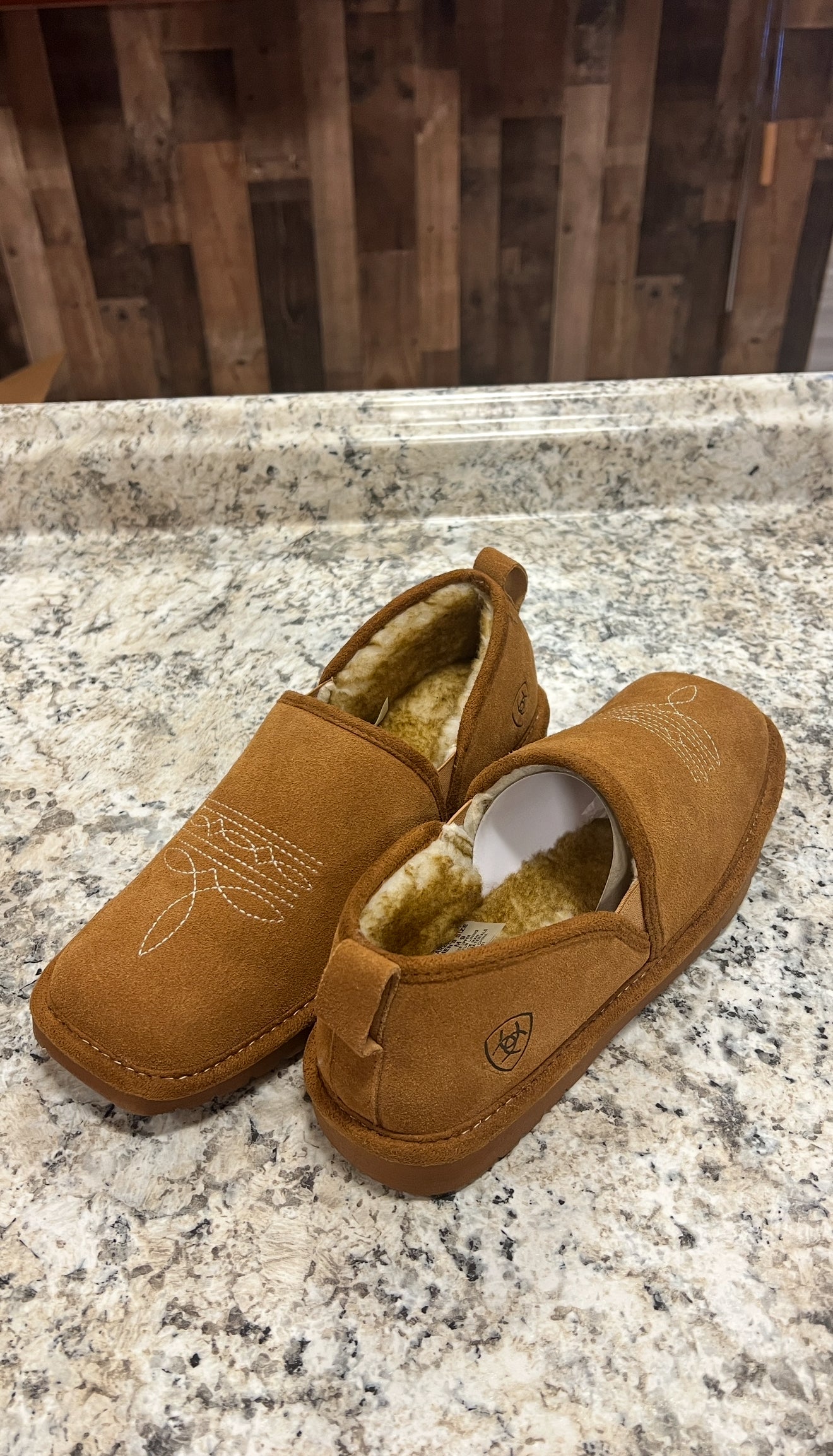 Ariat Lasso Square Toe Slipper Chestnut