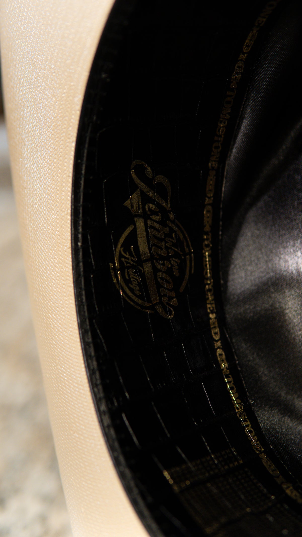 Sombrero Tombstone “Black Crocodile” Edition 1,000X Sombrero Straw Hat