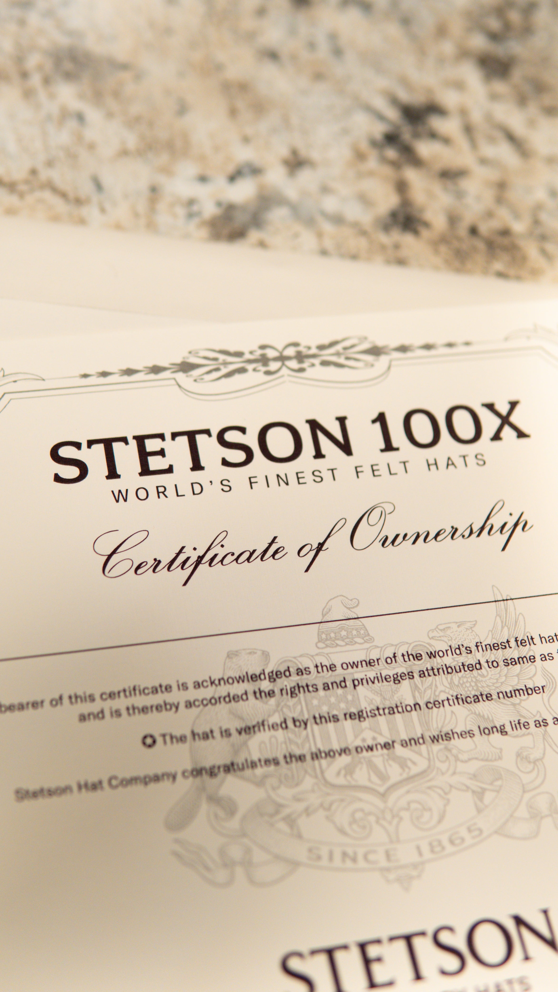 Stetson 100x “El Presidente” Legendary Silverbelly Gold Edition Beaver Felt Hat Tejana