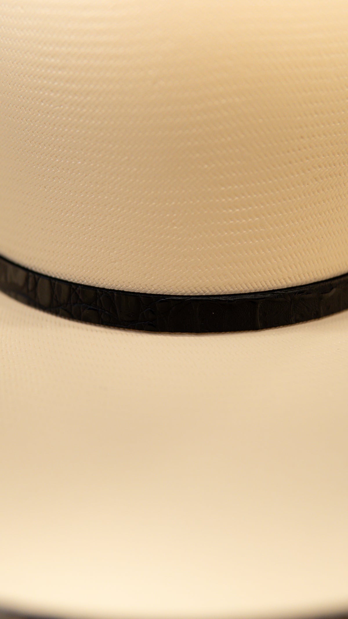 Sombrero Tombstone “Black Crocodile” Edition 1,000X Sombrero Straw Hat