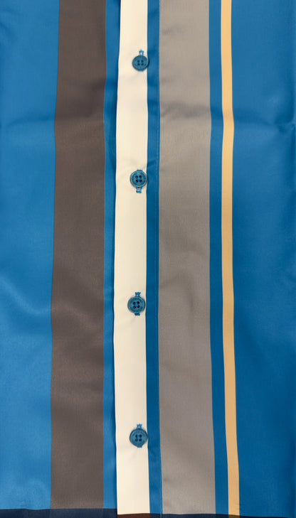 Men’s Moderno Short Sleeve Button Up “Blue Lagoon”