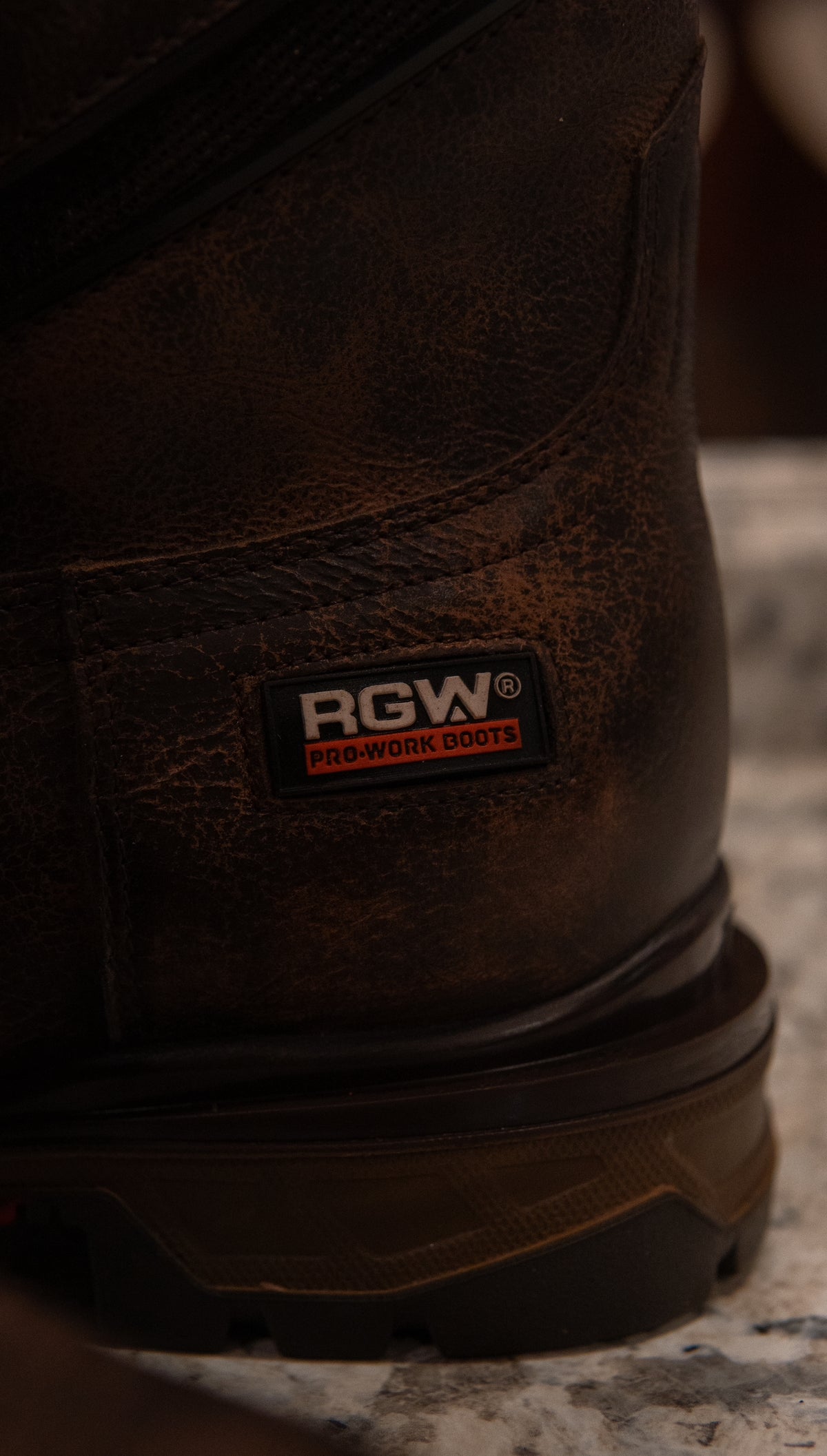 Rio Grande Men's Work Wear Boots Frontier Defender Tan