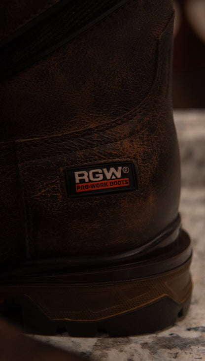 Rio Grande Men's Work Wear Boots Frontier Defender Tan