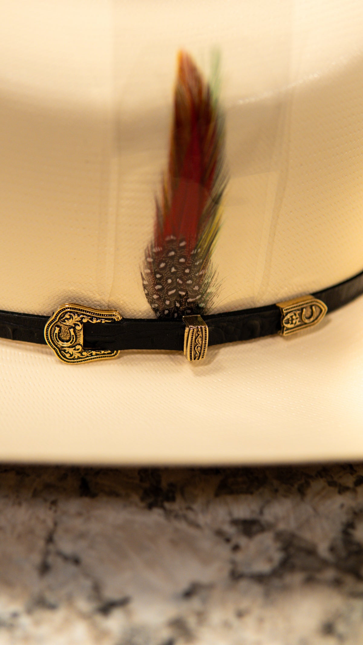 Sombrero Tombstone “Black Crocodile” Edition 1,000X Sombrero Straw Hat