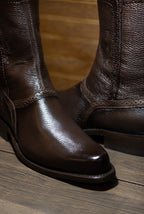 Deer Francia Zipper Botin “Faded Brown”