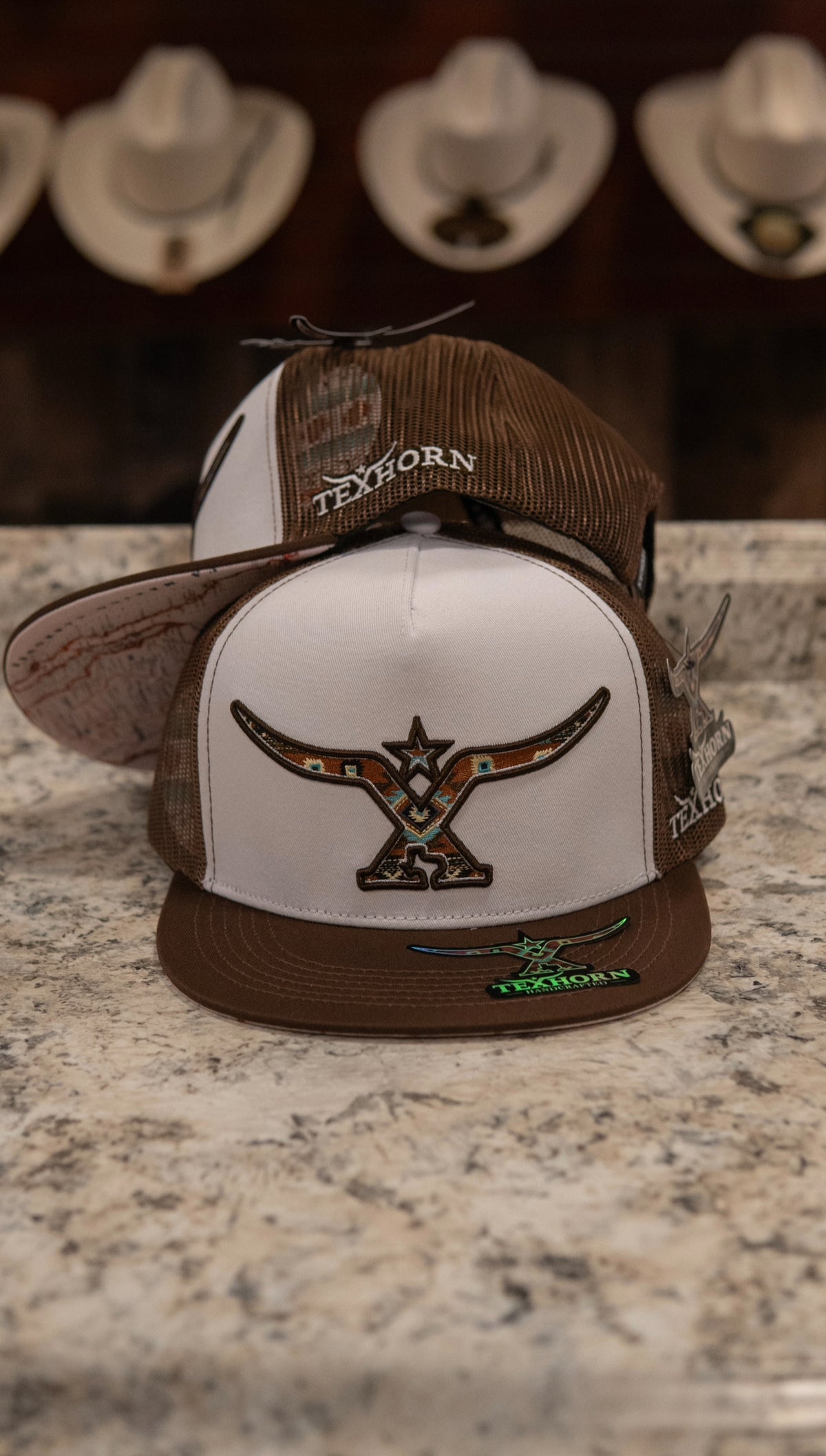 Tex Horn Snapback Cap Browneria