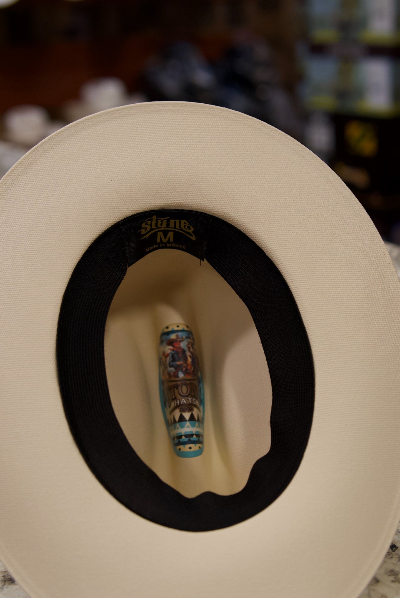 Kids Straw Stone Hat Sinaloa Style With Feather