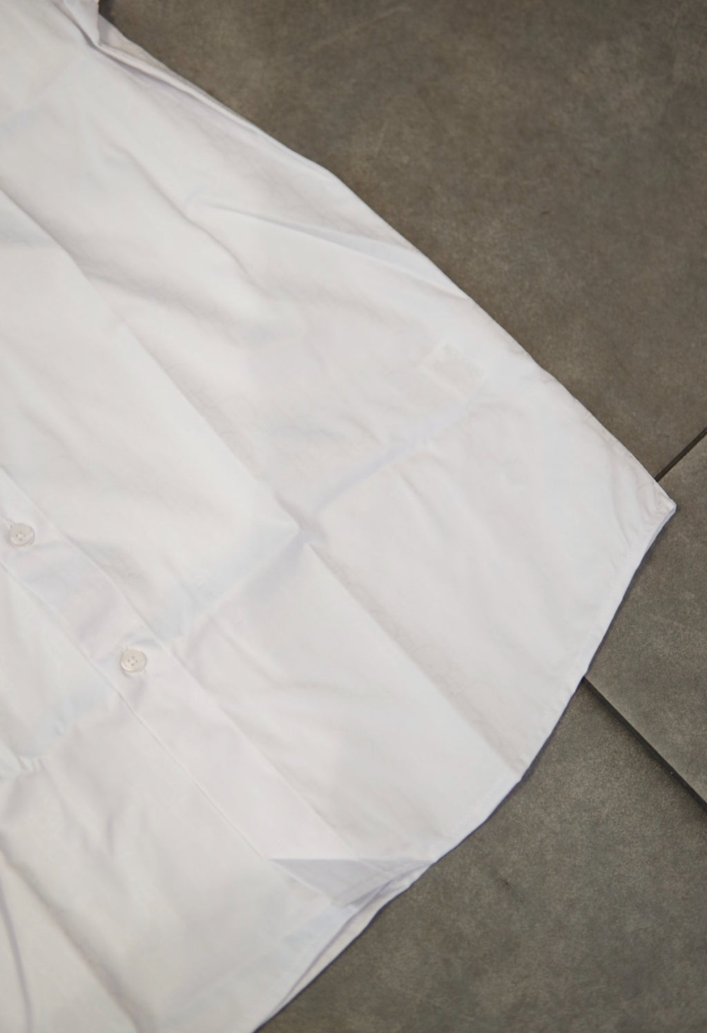 Men’s Short Sleeve Button Up - White