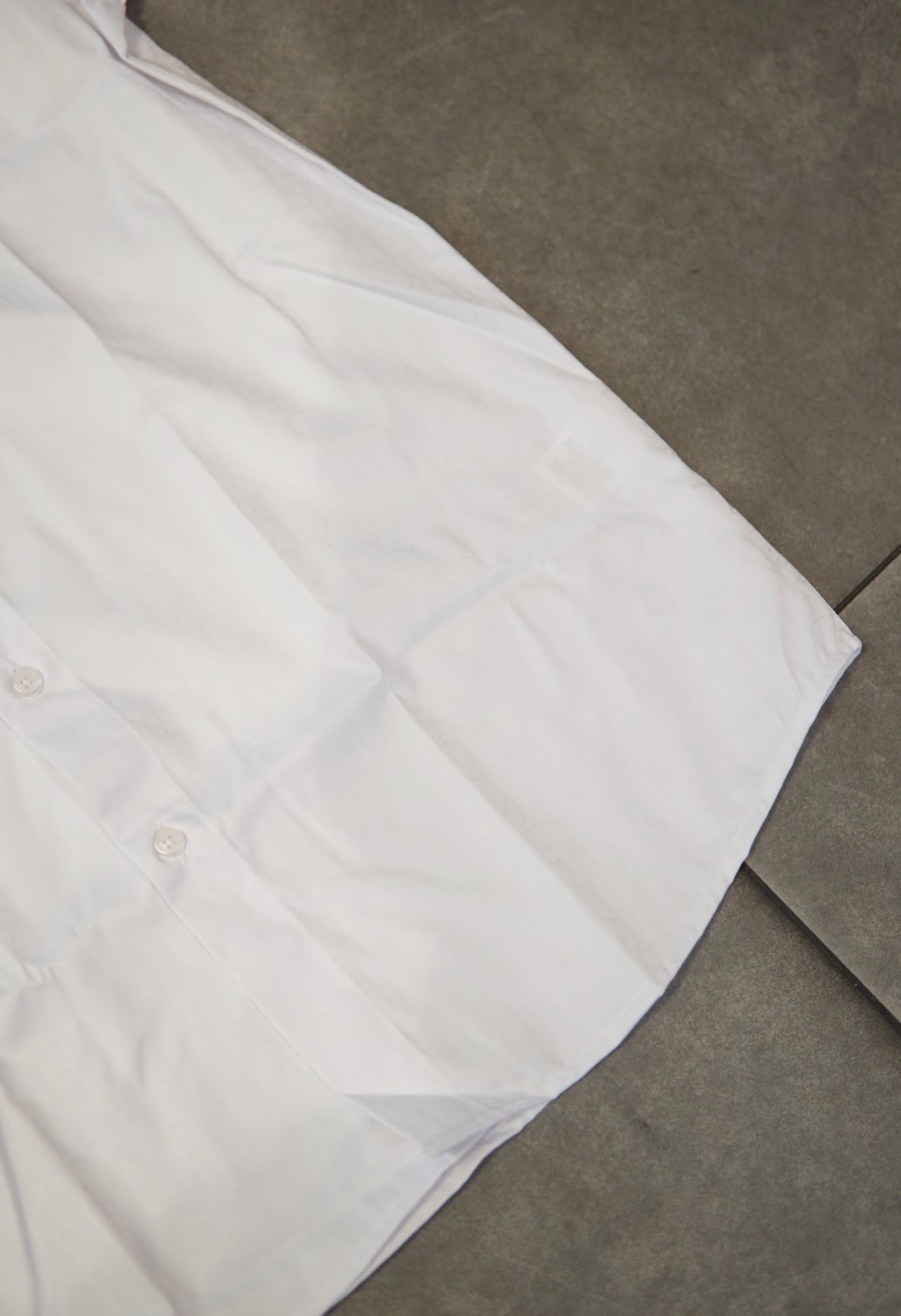 Men’s Short Sleeve Button Up - White