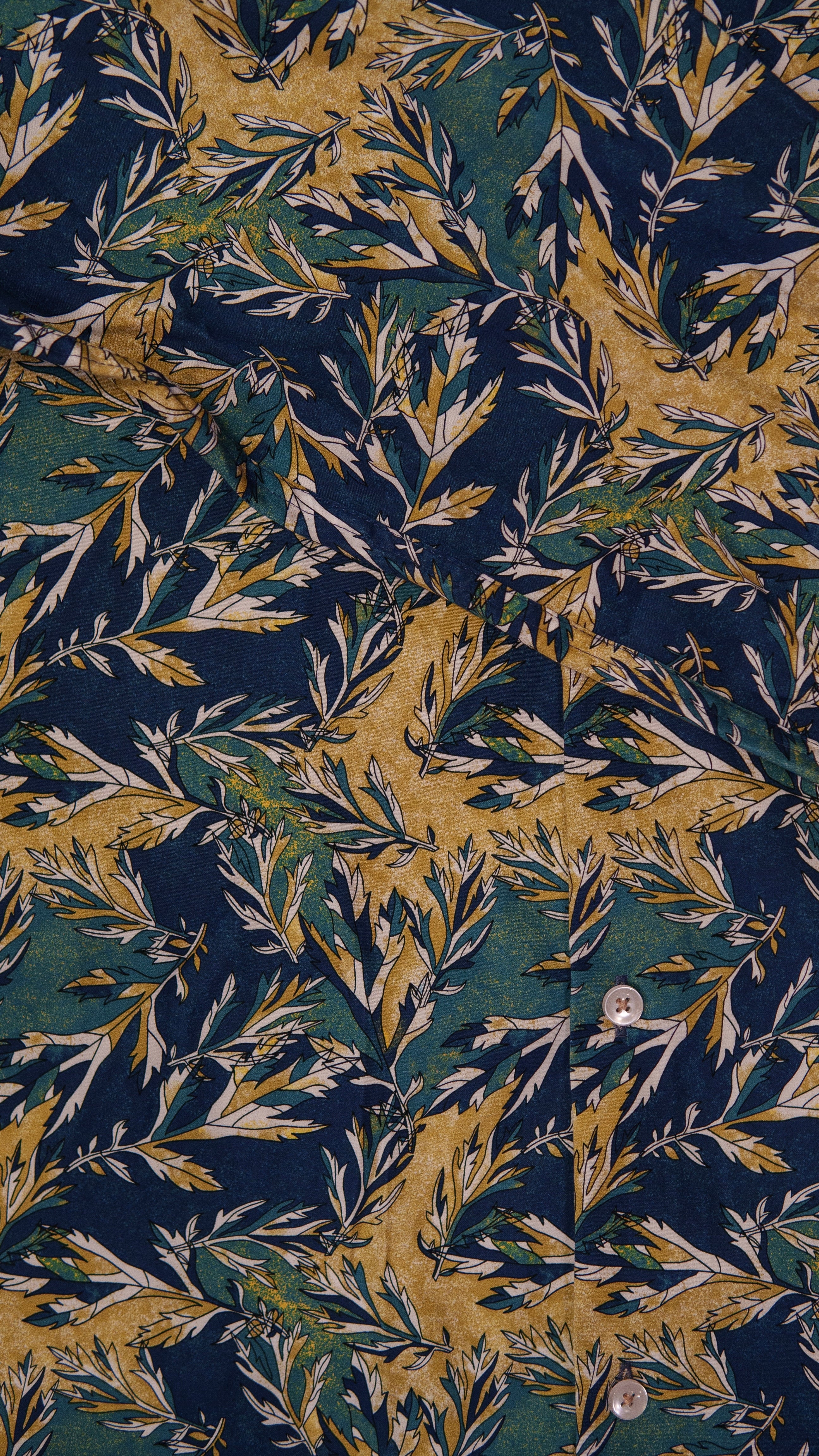 Men’s Printed Long Sleeve Button Up - Everglade