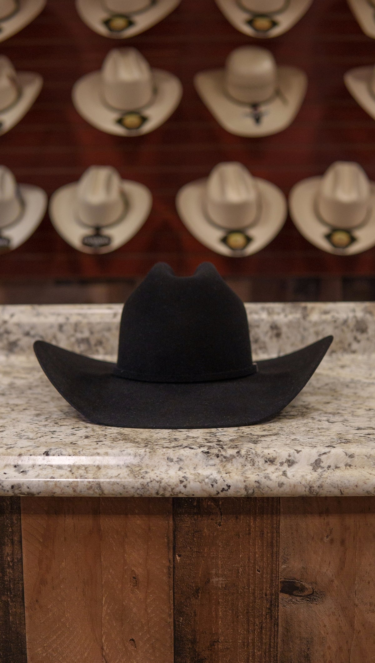 Resistol Black Beaver Felt Hat 5X Five Star