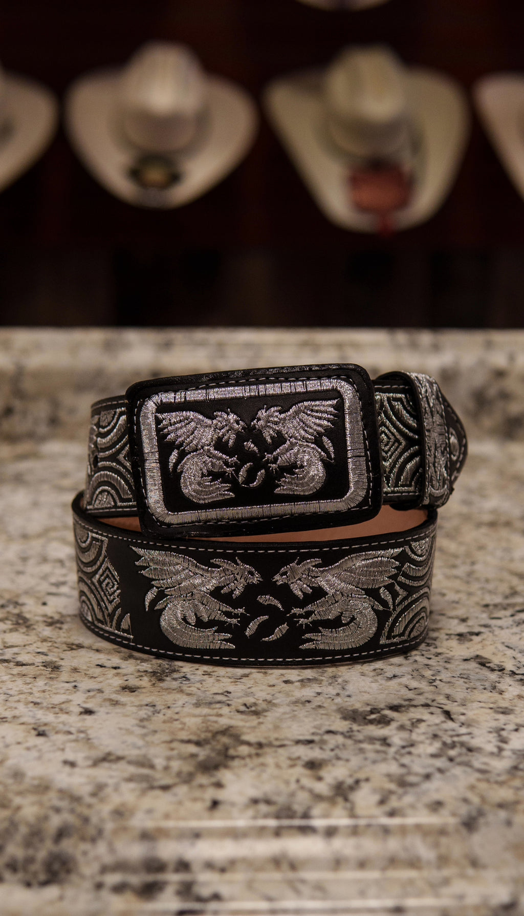 Men’s 2” Belt - Silver Gallo Arena
