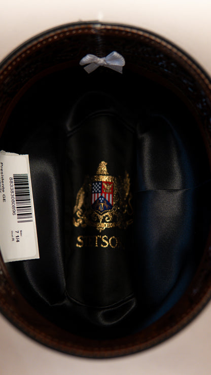 Stetson 100x “El Presidente” Legendary Silverbelly Gold Edition Beaver Felt Hat Tejana