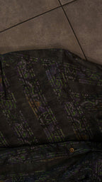 Men’s Printed Long Sleeve Button Up - Green DNA