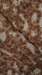 Men’s Printed Long Sleeve Button Up - Darude Sandstorm
