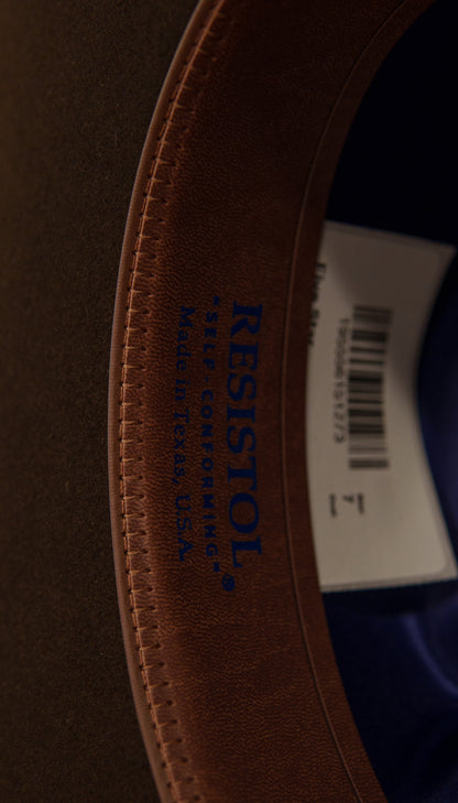 Resistol Chocolate Beaver Felt Hat 5X Five Star