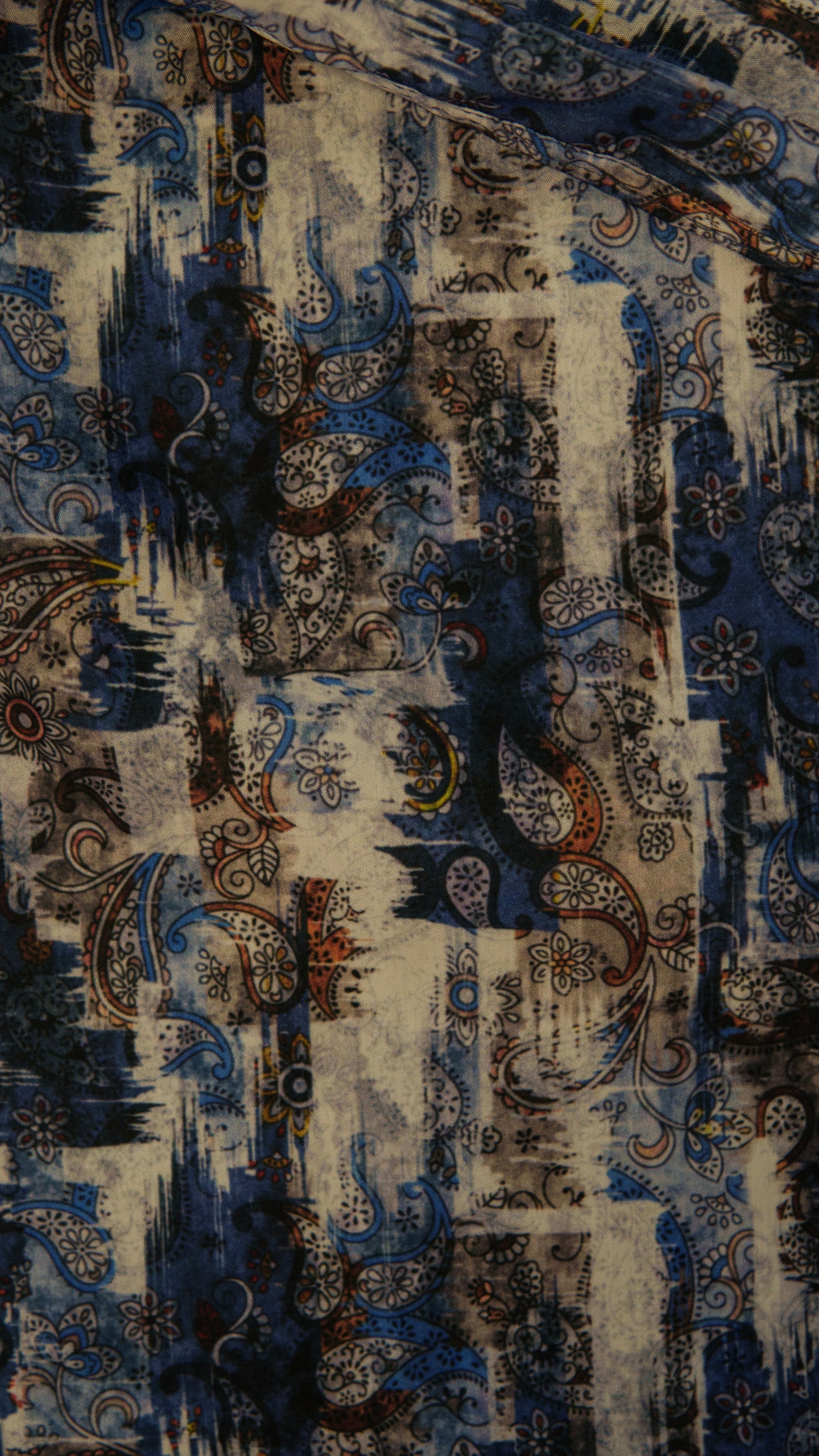 Men’s Long Sleeve Button Up - Blue Graphite