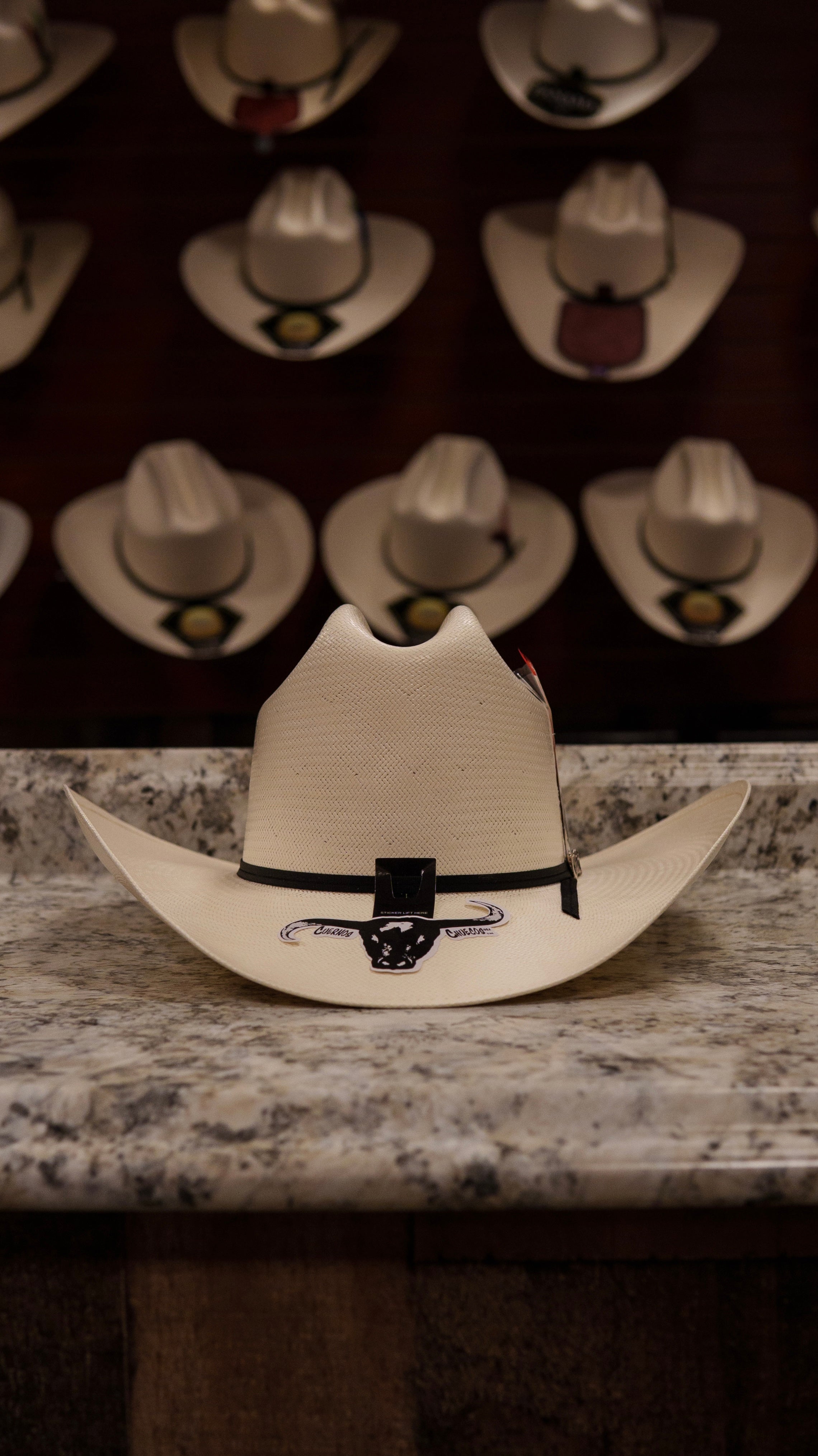 Cuernos Chuecos Sombrero 100x