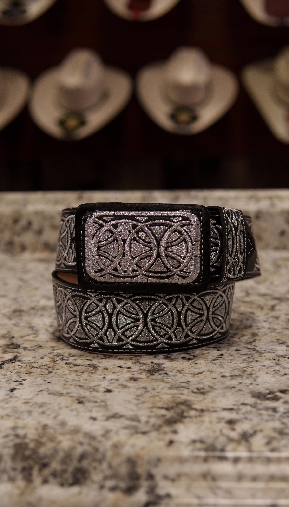 Men’s 2” Belt - Silver Temperest