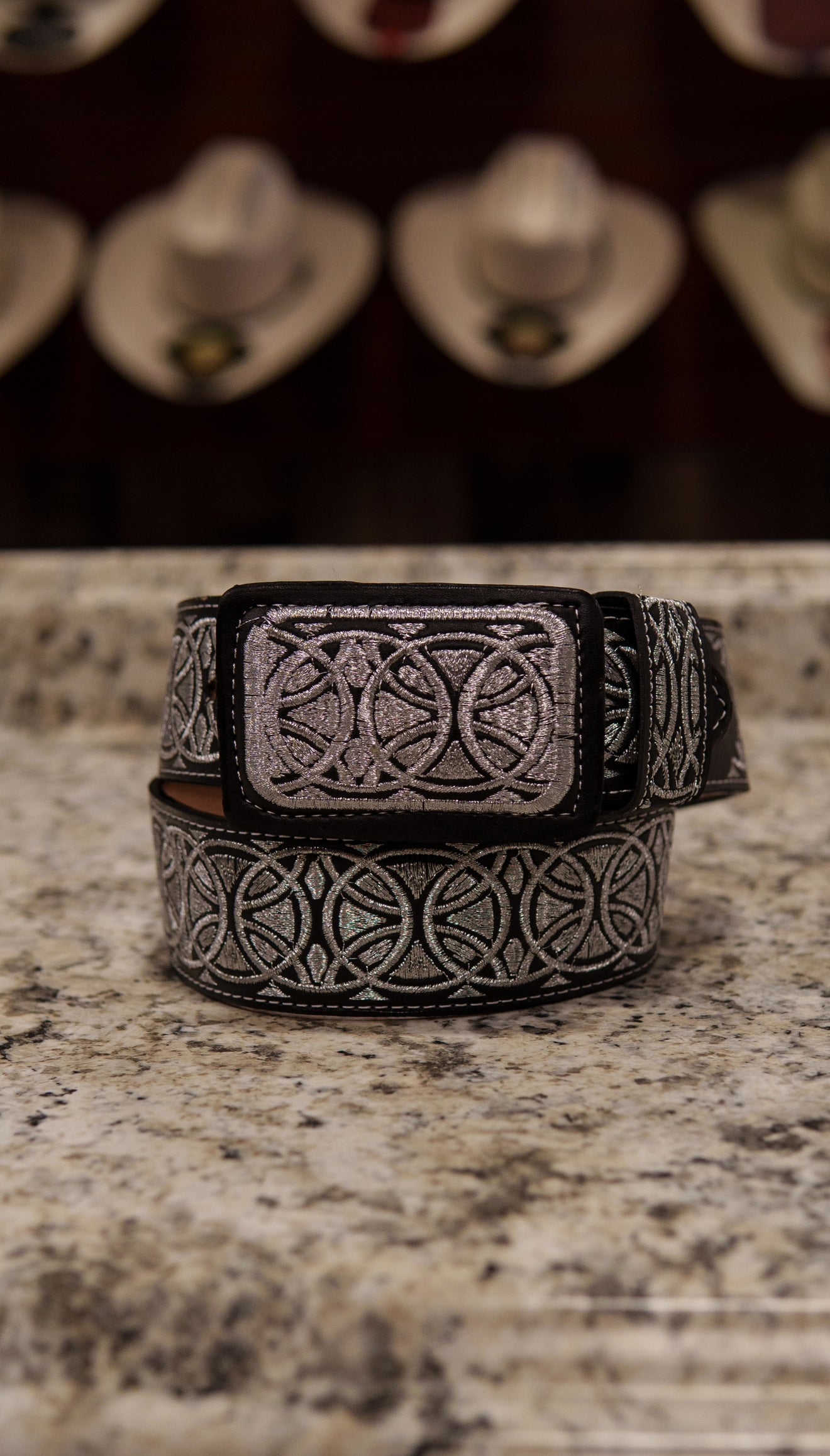 Men’s 2” Belt - Silver Temperest