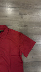 Men’s Moderno Short Sleeve Button Up “Blood Royal”